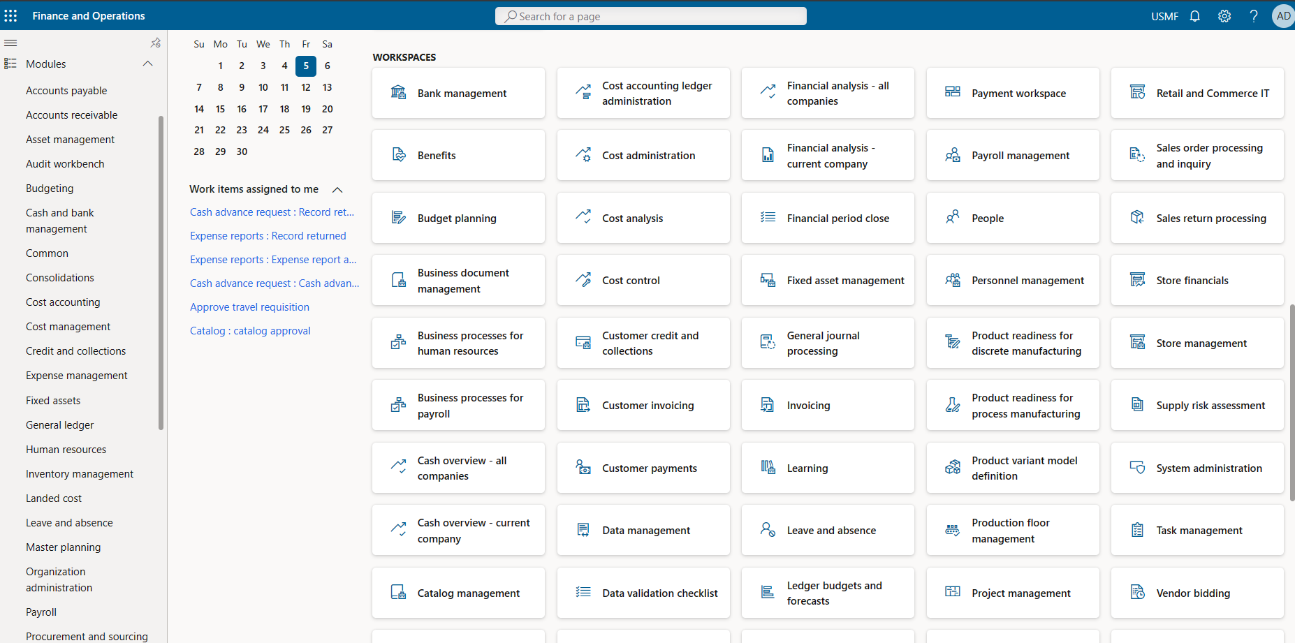 Microsoft Dynamics 365 Finance Modules